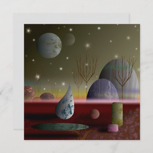 Carte Plat Planet Of The Shapes 5.25x5.25 (Devant / Derrière)