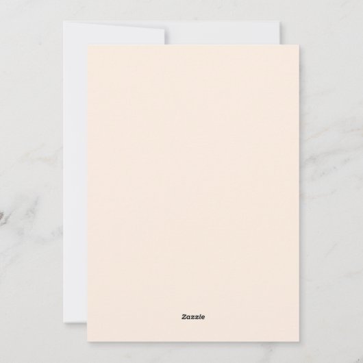 Carte Plat pour un joyeux anniversaire (Dos)