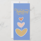 Carte Plat Retro Boho Valentines Day (Devant)