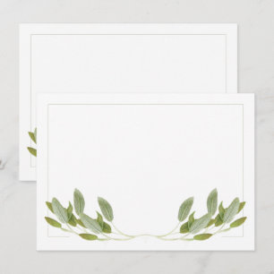 Carte plat SAGE 4.5x6.25 / Horizontal
