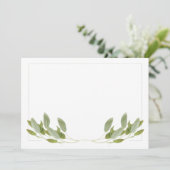 Carte plat SAGE 5x7 / Horizontale (Debout devant)