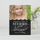 CARTE PLAT SIMPLE JAUNE ET PHOTO LUMINEUSE | NOIR (Debout devant)