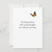 Carte Plat Sincere Sympathy (Dos)