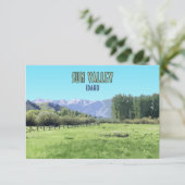 Carte Plat Sun Valley Ketchum Idaho (Debout devant)