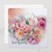 Carte plat Sympathy (Devant / Derrière)