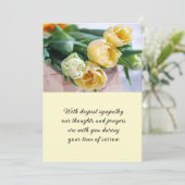 Carte plat Sympathy (Debout devant)