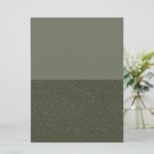 Carte Plat Verte Split Moss - Texturée en bas (Debout devant)