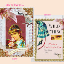 Carte Plat Victorienne Dresden 'Wild Thing'