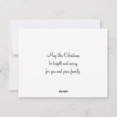 Carte plat vintage Santa Claus (Dos)