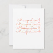 Carte plat Watercolor Garden (Dos)