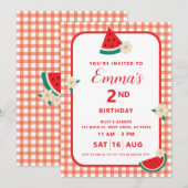 Carte plat Watermelon (Devant / Derrière)