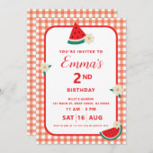 Carte plat Watermelon (Devant / Derrière)