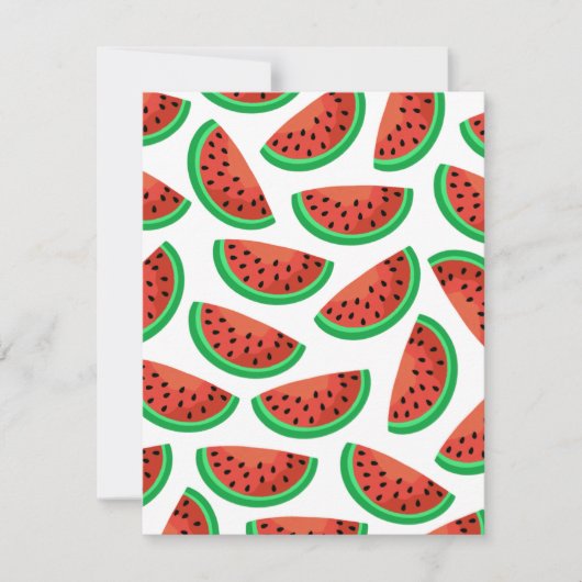 Carte plat Watermelon (Devant)