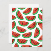 Carte plat Watermelon (Devant / Derrière)