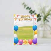 Carte plate (Debout devant)