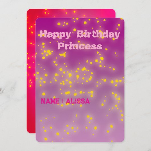 Carte plate (Devant / Derrière)