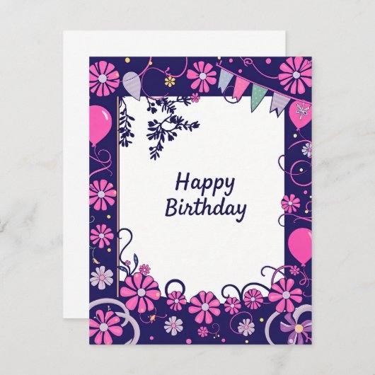 Carte plate (Devant / Derrière)