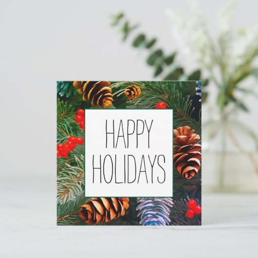 Carte plate (Debout devant)