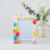 Carte plate (Debout devant)