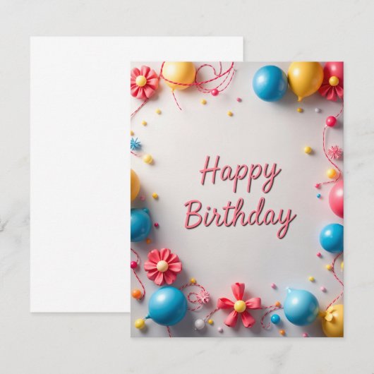 Carte plate (Devant / Derrière)