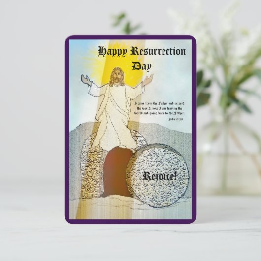 Carte plate (Debout devant)