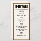 Carte plate (Devant / Derrière)