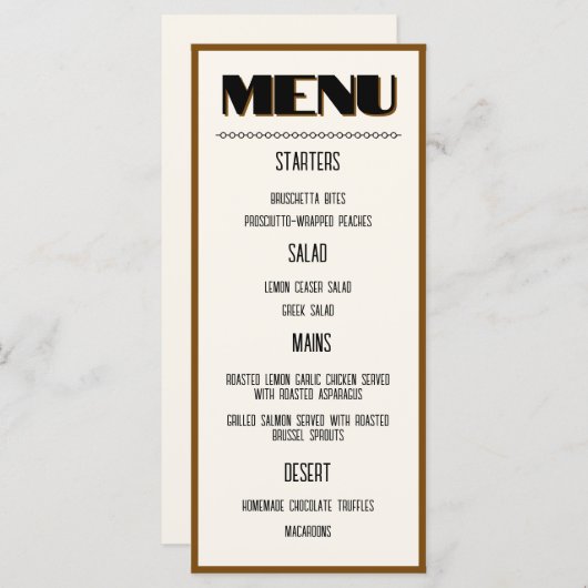 Carte plate (Devant / Derrière)