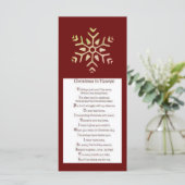 Carte plate (Debout devant)