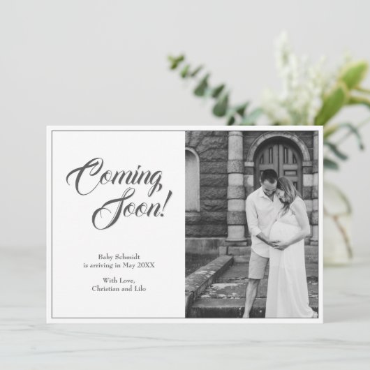 Carte plate (Debout devant)