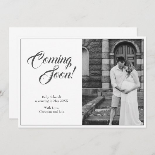 Carte plate (Devant / Derrière)