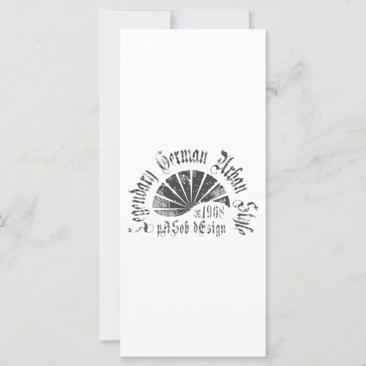 Carte plate 10 cm x 23 cm (Devant)