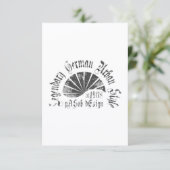 Carte plate 3.5" x 5" (Debout devant)
