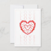 CARTE PLATE 3,5x5 AMOUR (Devant)