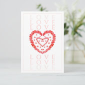 CARTE PLATE 3,5x5 AMOUR (Debout devant)
