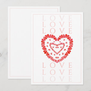 CARTE PLATE 4,5x6,25 AMOUR
