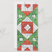 CARTE PLATE 4x9 MOSAÏQUE DE FÊTES / Verticale (Devant)