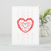 CARTE PLATE 5x7 AMOUR (Debout devant)