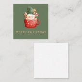 Carte plate 6,4 cm x 6,4 cm (Devant / Derrière)