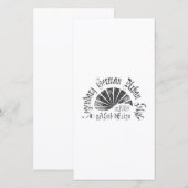 Carte plate 8" x 4" (Devant / Derrière)