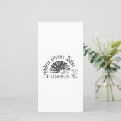 Carte plate 8" x 4" (Debout devant)
