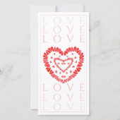 CARTE PLATE 8x4 AMOUR (Devant)