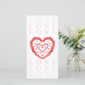 CARTE PLATE 8x4 AMOUR (Debout devant)