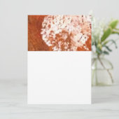 Carte plate à fleur d'orange (Debout devant)