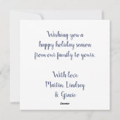 Carte plate à notes (Dos)