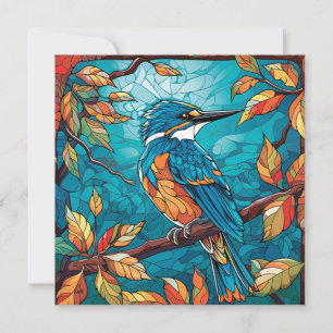 Carte plate Autumn Kingfisher