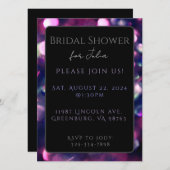 Carte plate, Berry Sparkle Dark (Devant / Derrière)