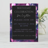 Carte plate, Berry Sparkle Dark (Debout devant)