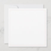 CARTE PLATE CARRÉE 5,25" AMOUR (Dos)