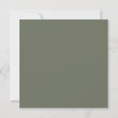 Carte plate carrée verte mousse semi-texturée - pe (Dos)