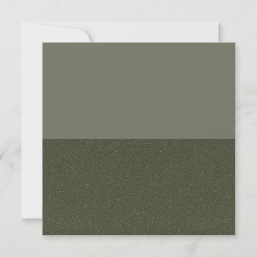 Carte plate carrée verte mousse semi-texturée - pe (Devant)